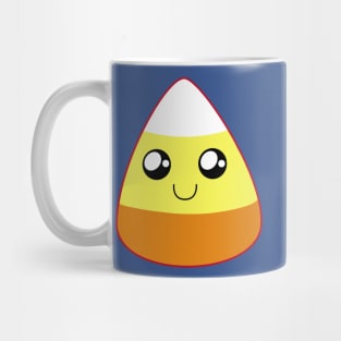 Cute Happy Candy Corn (Blue) Mug